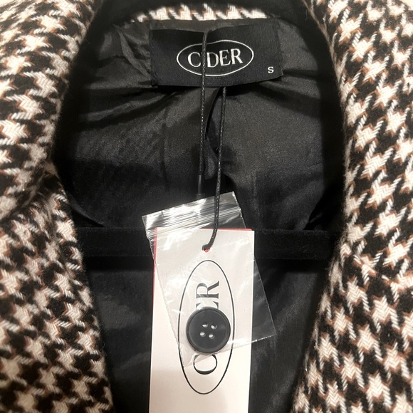 Houndstooth Crop Blazer - Picture 4 of 5